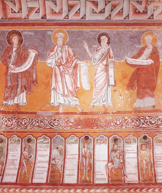 Bominaco, Oratorio di S.Pellegrino, Profeti - ph  D'Angelo A.di Francesco